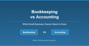 bookkeeping vs accounting comparison for small business owners